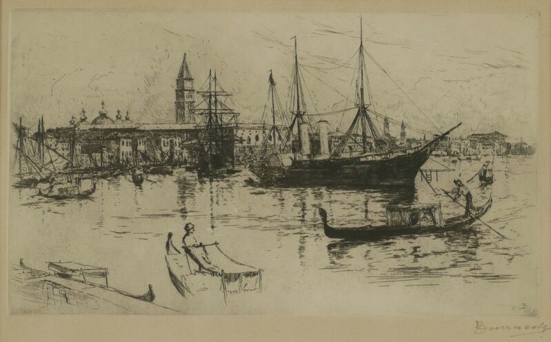 Frank Duveneck, ‘Laguna, Venice’, 1881, Print, Etching, Private Collection, NY