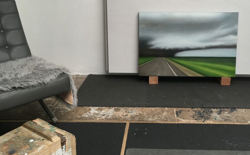 MB Boissonnault, ‘Storm Road ’, 2005, Painting, Oil on synthetic canvas, Wallspace
