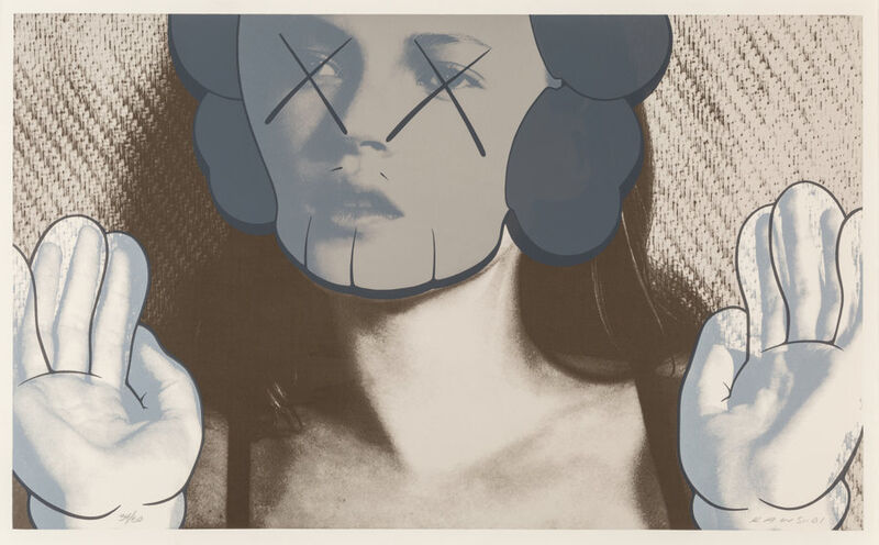 KAWS, ‘Kate Moss, White Gloves’, 2001, Print, Screenprint in colors on Arches 88 paper, Heritage Auctions