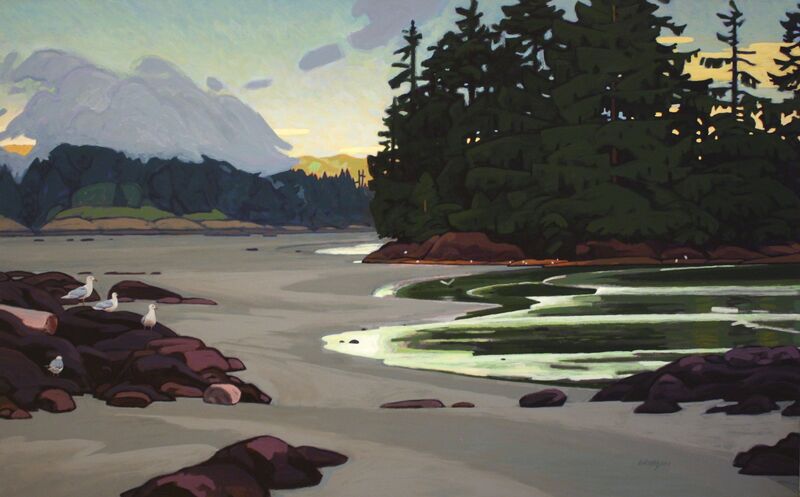 Clayton Anderson, ‘Schooner Cove’, Painting, Acrylic on Canvas, Madrona Gallery