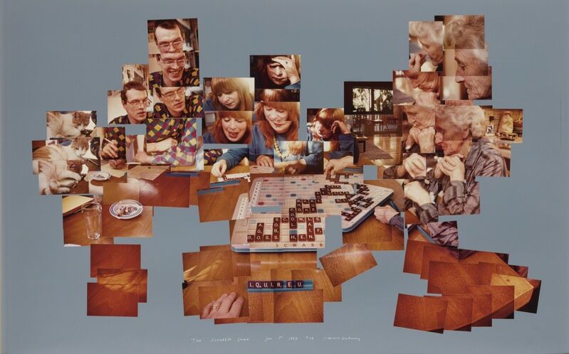 David Hockney, ‘'The Scrabble Game January 1, 1983'’, 1983, Photography, Collage of chromogenic prints, Sotheby's