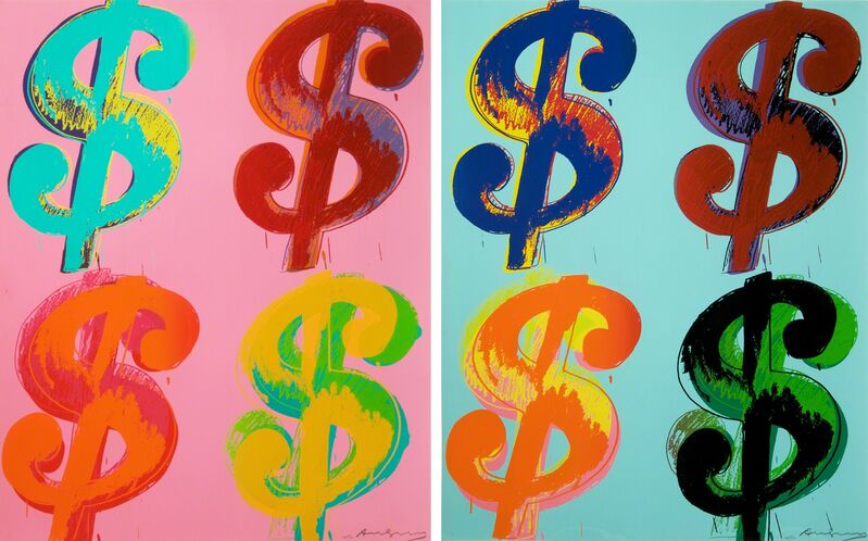Andy Warhol, ‘$ (4) (Portfolio of 2)’, 1982, Print, Unique Screenprints on Lenox Museum Board, Collectors Contemporary