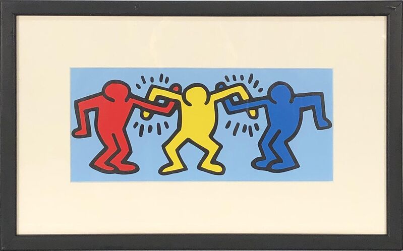 Keith Haring, ‘Buddies’, 1998, Print, Offset Lithograph, ArtWise