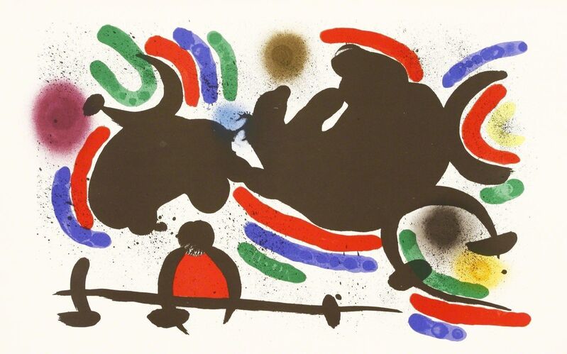 Joan Miró, ‘From Lithographies’, 1972, Print, Three lithographs printed in colours, Sworders