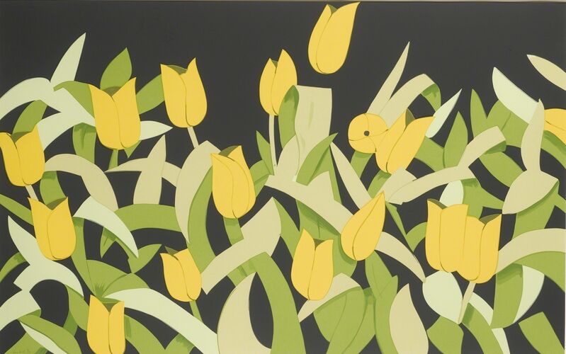 Alex Katz, ‘Yellow Tulips’, 2014, Print, Screenprint in colors, Sotheby's