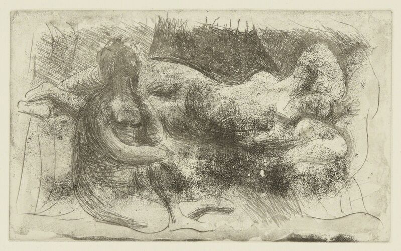 Pablo Picasso, ‘Femme veillant une dormeuse (B. 238; Ba. 261)’, Print, Etching and drypoint, Sotheby's