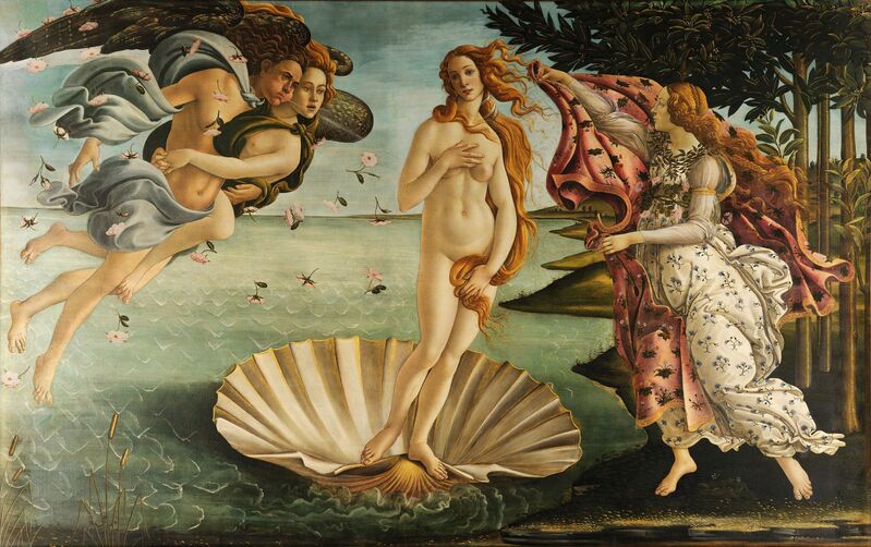 Sandro Botticelli, ‘The Birth of Venus’, ca. 1486
, Painting, Tempera on canvas, Art History 101