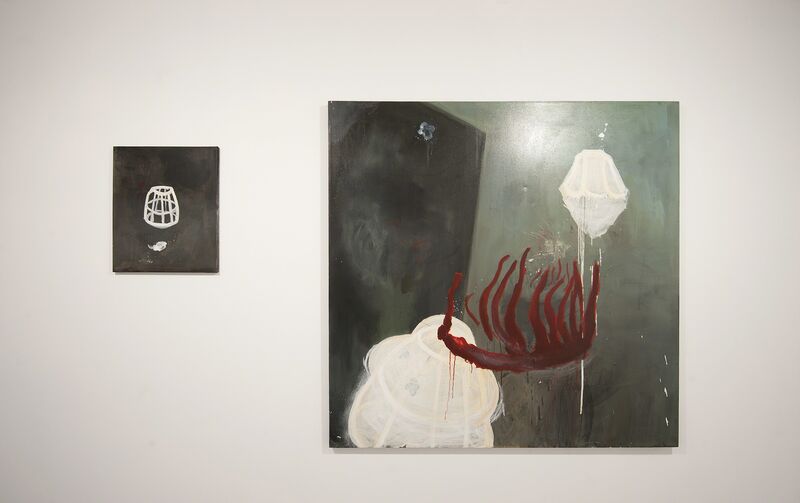Amina Benbouchta, ‘Liberté/nécessité’, 2014, Painting, Acrylic on canvas, Sabrina Amrani