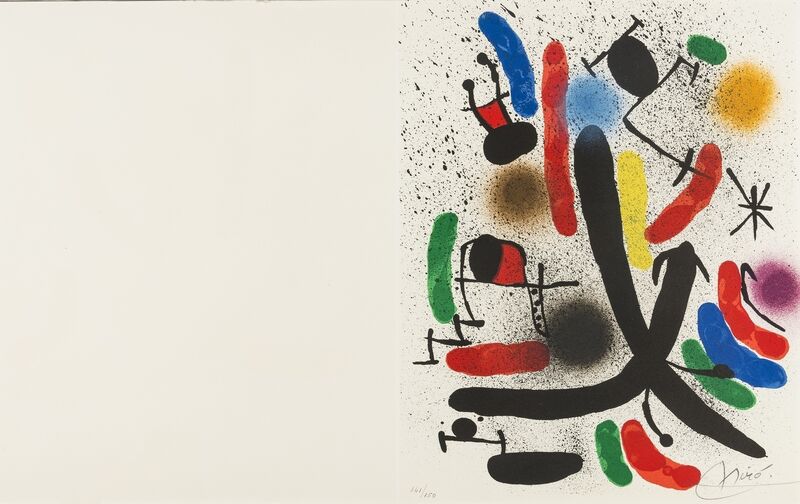 Joan Miró, ‘From 'Lithography I' (Mourlot 855)’, 1972, Print, Lithograph printed in colours, Forum Auctions