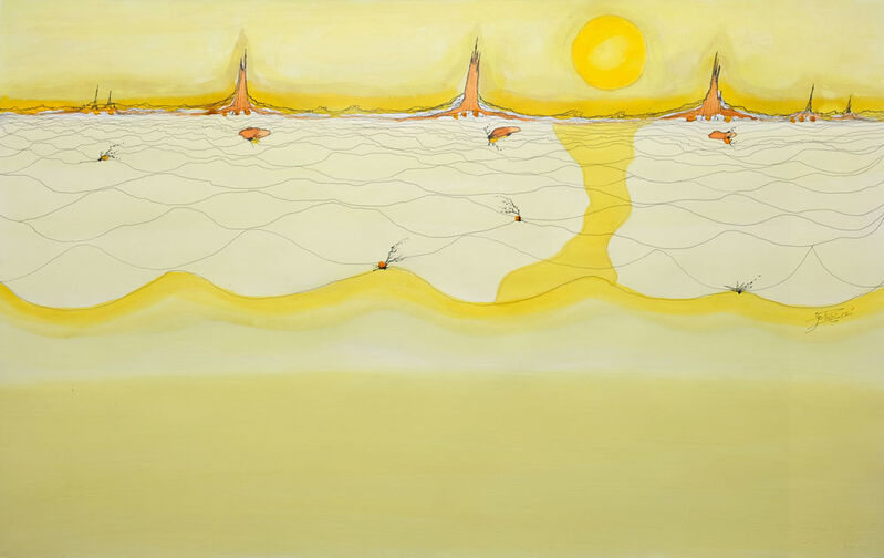 John De Puy, ‘Needles, Canyon lands ’, 2012, Drawing, Collage or other Work on Paper, Watercolor on paper, Addison Rowe Gallery