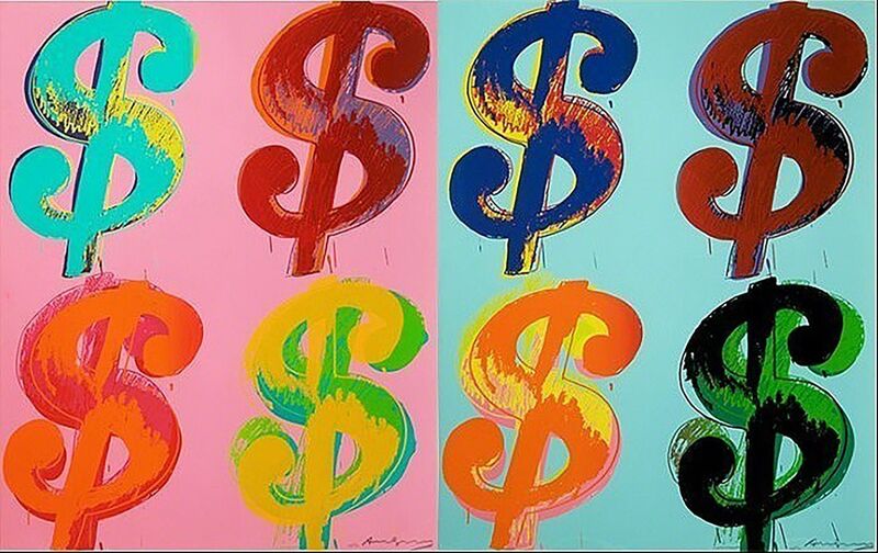 Andy Warhol, ‘$ (4)’, 1982, Print, Screen-print on Lenox Museum board, Avant Gallery