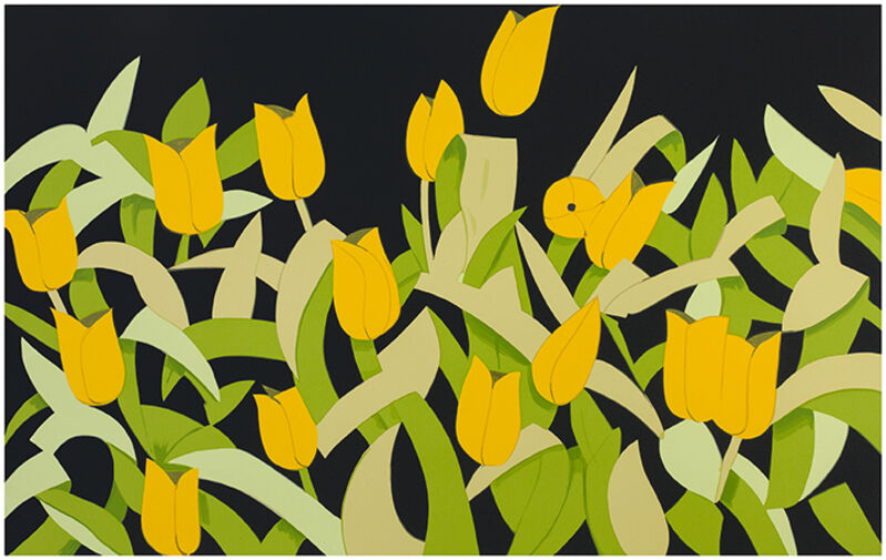 Alex Katz, ‘Yellow Tulips’, 2014, Print, 15-color silkscreen on Rising 4-ply white museum board, Nikola Rukaj Gallery