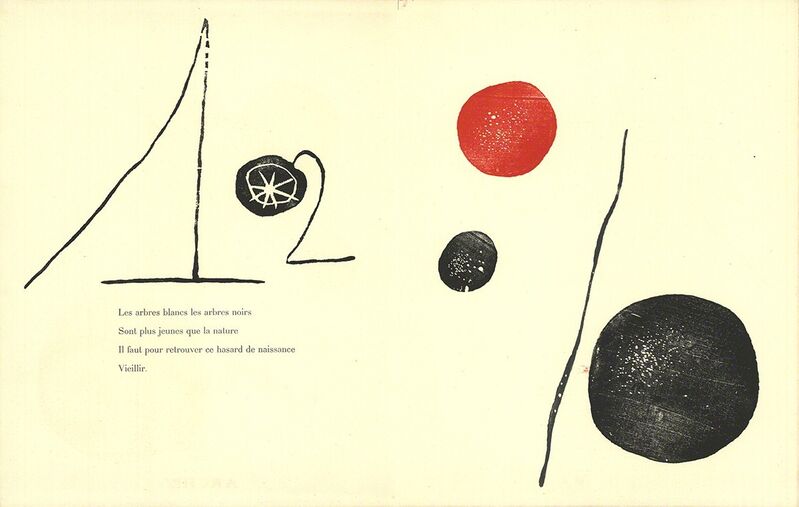 Joan Miró, ‘Gravure sur bois 2’, 1958, Print, Woodblock, ArtWise