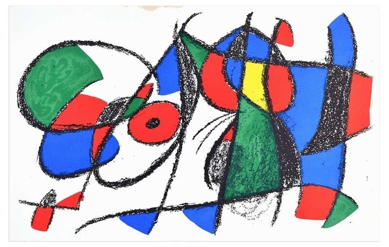 Joan Miró, ‘Composition VIII’, 1974, Print, Lithograph on paper., Wallector