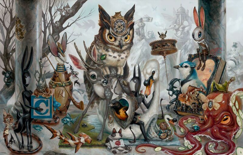 Greg 'Craola' Simkins, ‘Let The Outside In’, 2019, Painting, Acrylic on Canvas, KP Projects