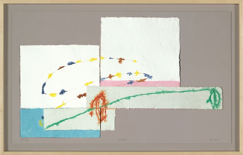 Richard Tuttle, ‘Spirit’, 2011, Print, Framed incised woodblock with paper pulp and pigmented paper, Universal Limited Art Editions