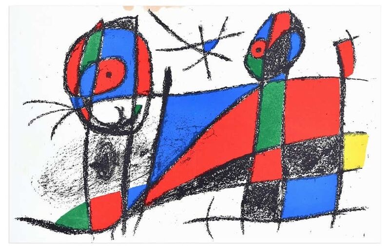 Joan Miró, ‘Composition VI’, 1974, Print, Lithograph on paper., Wallector