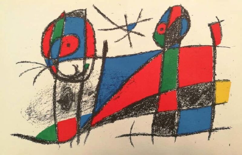 Joan Miró, ‘Mirò Lithographe II - Plate VI’, 1975, Print, Lithograph on paper., Wallector