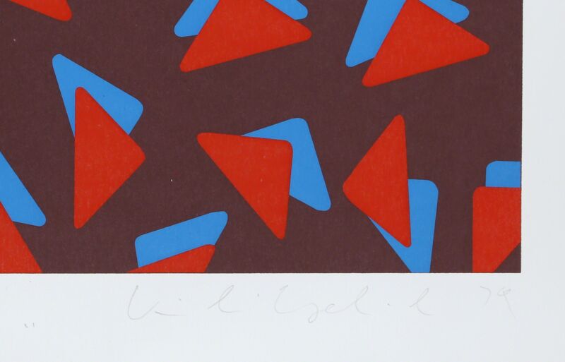 Kiki Kogelnik, ‘Lady and Triangles’, 1979, Print, Serigraph, RoGallery