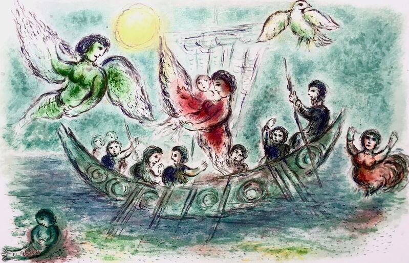 Marc Chagall, ‘“The Sirens,” from L'Odyssée (Mourlot 749-830; Cramer 96)’, 1989, Ephemera or Merchandise, Offset lithograph on Fabriano wove paper, Art Commerce