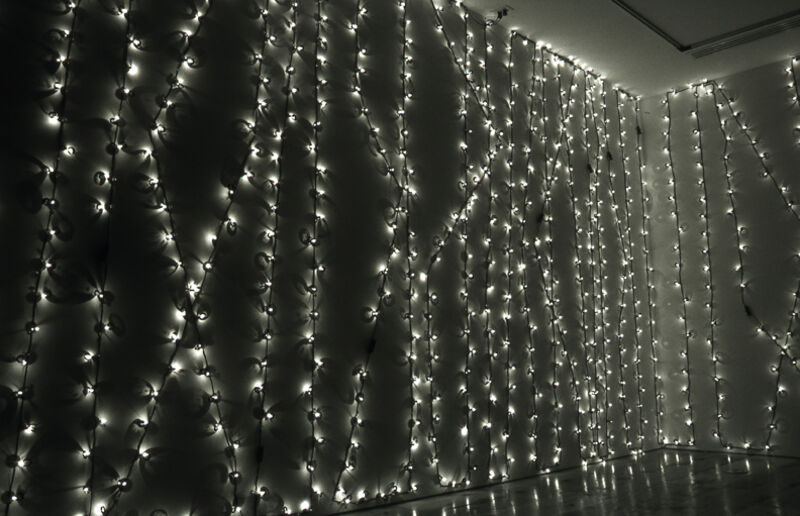 Barbara Astman, ‘Clementine I’, 2005, Installation, Festive lights, digital transparencies, clear pushpins, Corkin Gallery