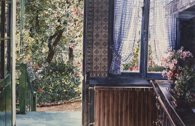 Carolyn Brady, ‘Chauffage Centrale/ Giverny’, 1990, Painting, Watercolor on paper, Nancy Hoffman Gallery