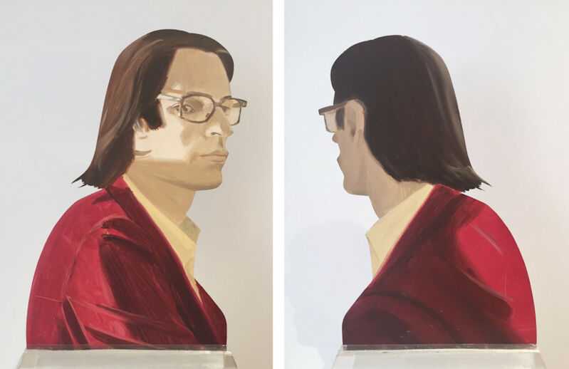 Alex Katz, ‘Michael’, 1977, Sculpture, Oil on shaped aluminum, Upsilon Gallery