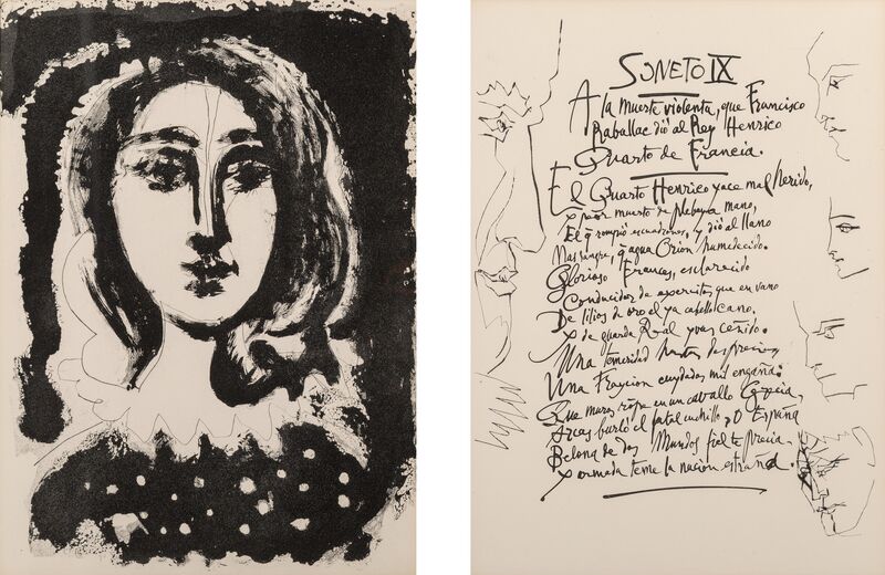 Pablo Picasso, ‘Vingt Poems de Gongora’, 1948, Books and Portfolios, Complete set of 41 etchings with aquatint onMarais watermarked wove paper, Heritage Auctions