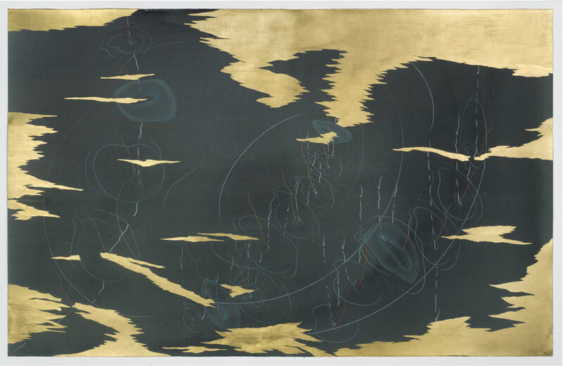 Jorinde Voigt, ‘Immersive Integral’, 2018, Painting, India ink, gold leaf, pastel, oil chalks, graphite on paper, Dirimart