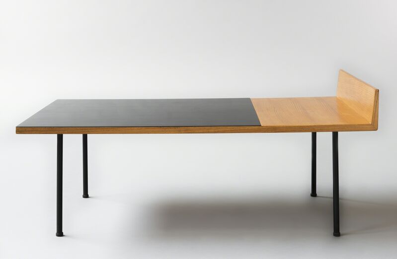 André Monpoix, ‘Low table 132’, 1953, Design/Decorative Art, Lacquered metal, elm and laminate, Galerie Pascal Cuisinier