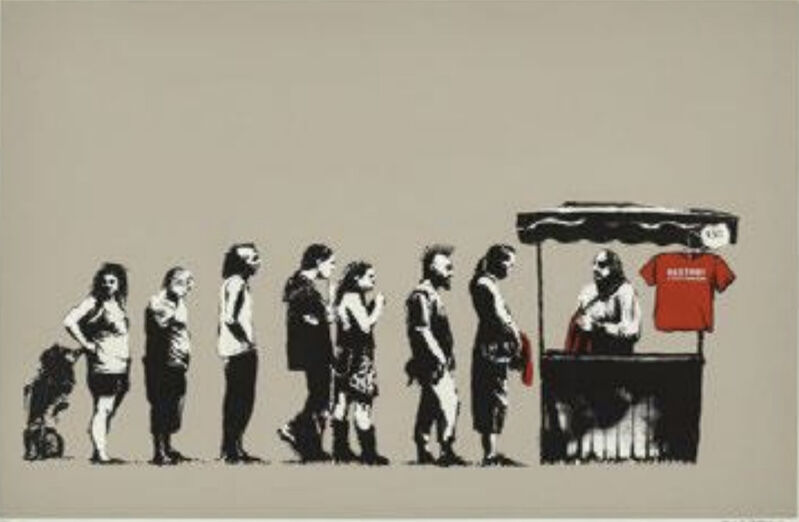 Banksy, ‘Festival / Destroy Capitalism ’, 2006, Print, Screenpring in colors, Nine Way Fine Art