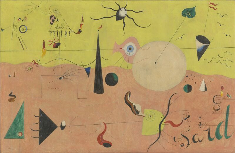 Joan Miró, ‘The Hunter (Catalan Landscape). Montroig’, July 1923 -Winter 1924, Painting, The Museum of Modern Art