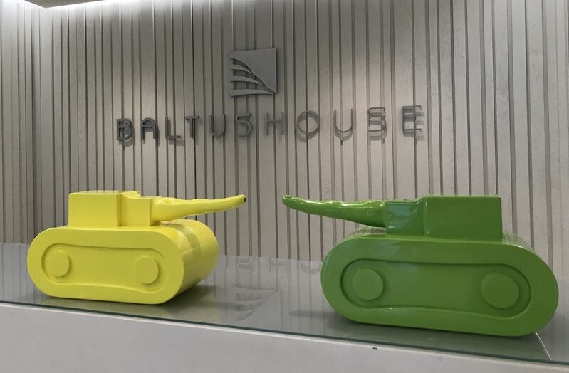 Simone D'Auria, ‘Green Un-Fuck You Unconventional Think Fuck Tank ’, 2019, Design/Decorative Art, Fiberglass and recycle material varnish water, L'Atelier Ldep Concierge & Gallery 