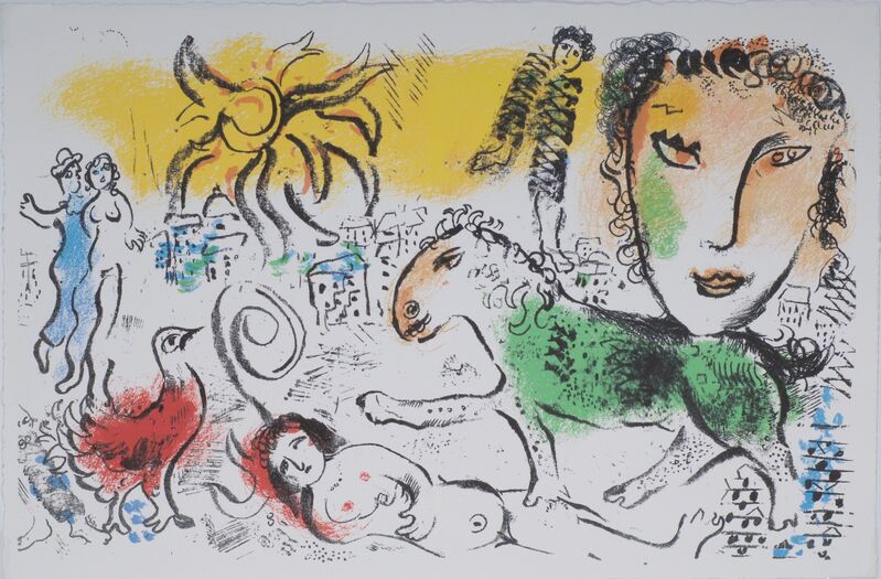 Marc Chagall, ‘XX Siecle, Special Issue’, Print, Colour lithograph on vellum, Odon Wagner Gallery