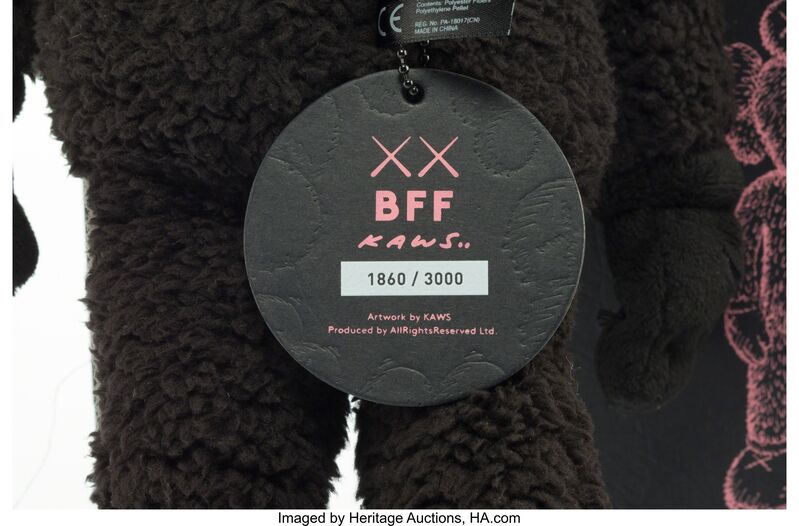 KAWS, ‘BFF Companion (Black)’, 2016, Other, Polyester, Heritage Auctions