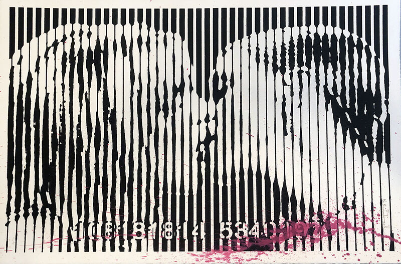 Mr. Brainwash, ‘Freedom Kiss (Pink Splash)’, 2008, Print, Screenprint, Vanessa Villegas Art Advisory