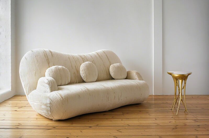 Mattia Bonetti, ‘Sofa 'Cloud'’, 2008, Design/Decorative Art, Sculptural wood frame, upholstered in mohair velvet, David Gill Gallery