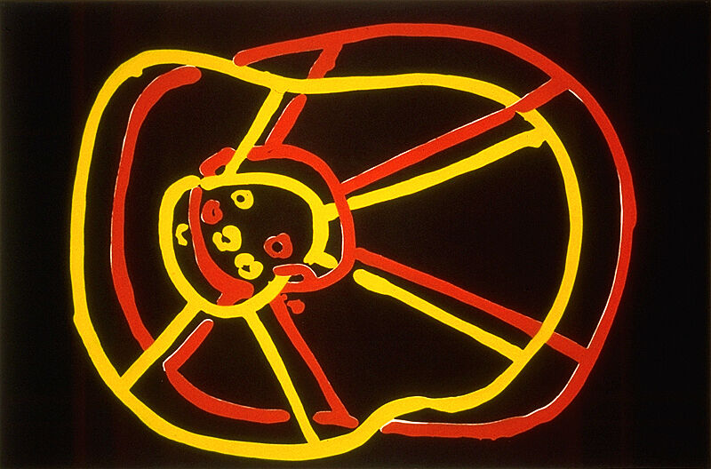 Joan Jonas, ‘Double Wheel’, 1982, Print, Color aquatint, Crown Point Press