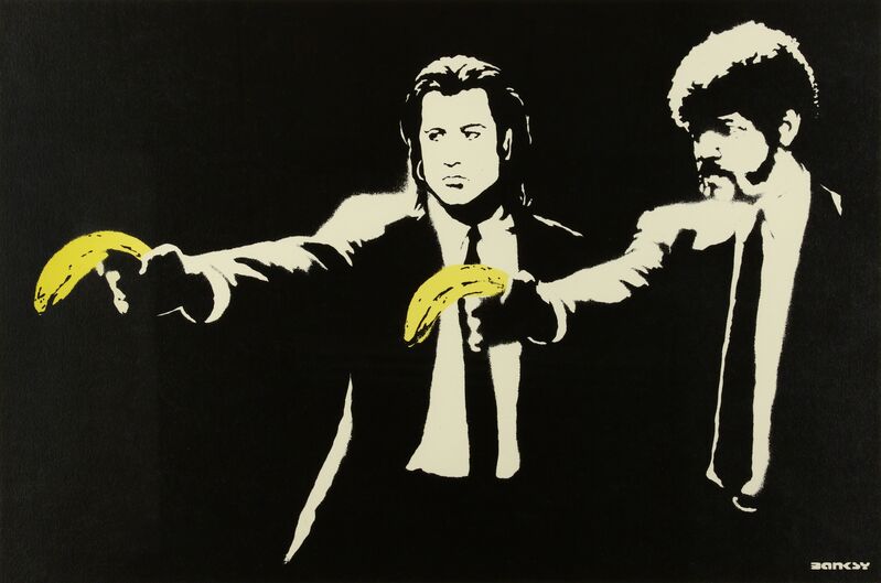 Banksy, ‘Pulp Fiction’, 2005, Print, Screenprint in colours on paper, Chiswick Auctions