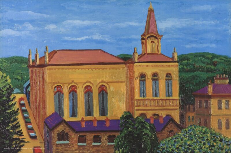 David Hockney, ‘Victoria Hall, Saltaire’, 2001, Print, Offset Lithograph, ArtWise