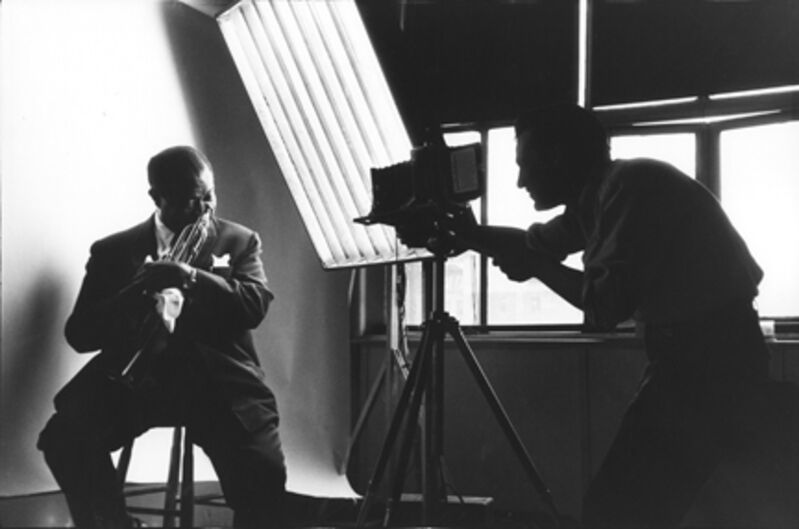 Bert Stern, ‘Louis Armstrong and Bert Stern’, 1958, Photography, Staley-Wise Gallery