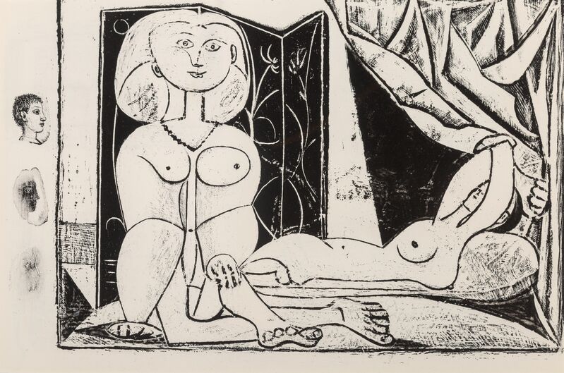 Pablo Picasso, ‘Les deux femmes nues’, 1945, Print, Lithograph on paper, Heritage Auctions