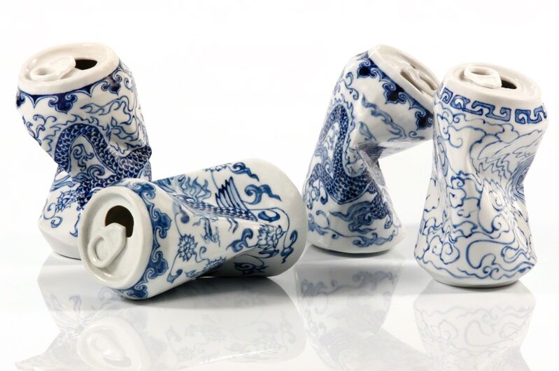 Lei Xue, ‘Drinking Tea’, 2010, Sculpture, Hand painted porcelain, Coleccion SOLO
