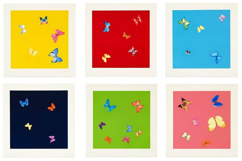 Damien Hirst, ‘Love Poems (1-6)’, 2013, Print, Photogravure etchings with lithographic overlay on 400 gsm Vellin Arches, Kenneth A. Friedman & Co.