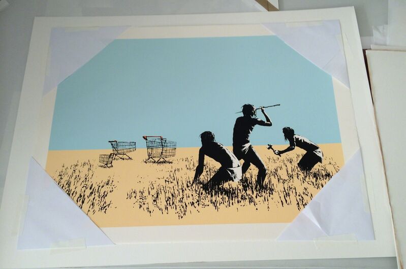 Banksy, ‘Color Trolleys’, 2009, Print, Screenprint on paper, IFAC Arts