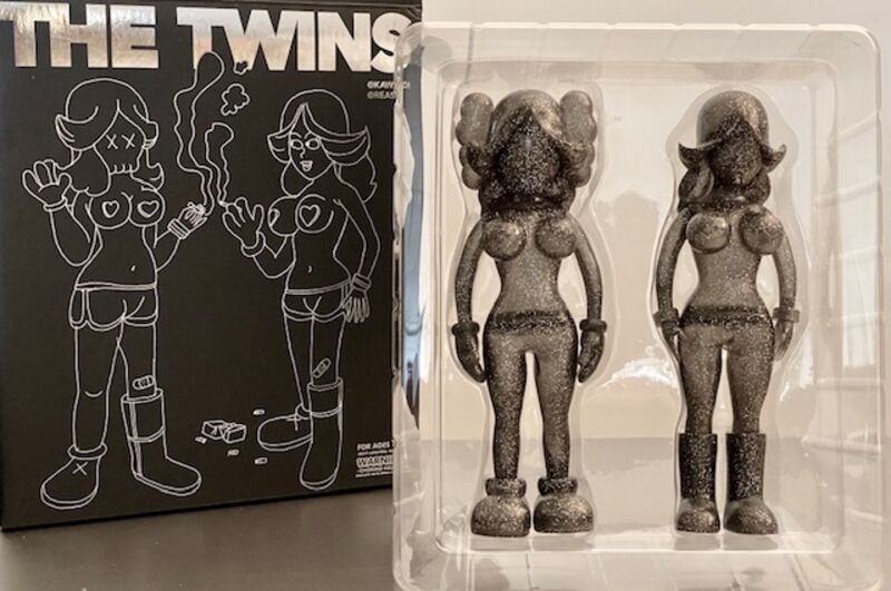 KAWS, ‘The Twins (Glitter) (set of 2)’, 2006, Ephemera or Merchandise, Painted cast vinyl, Artsy x Tate Ward