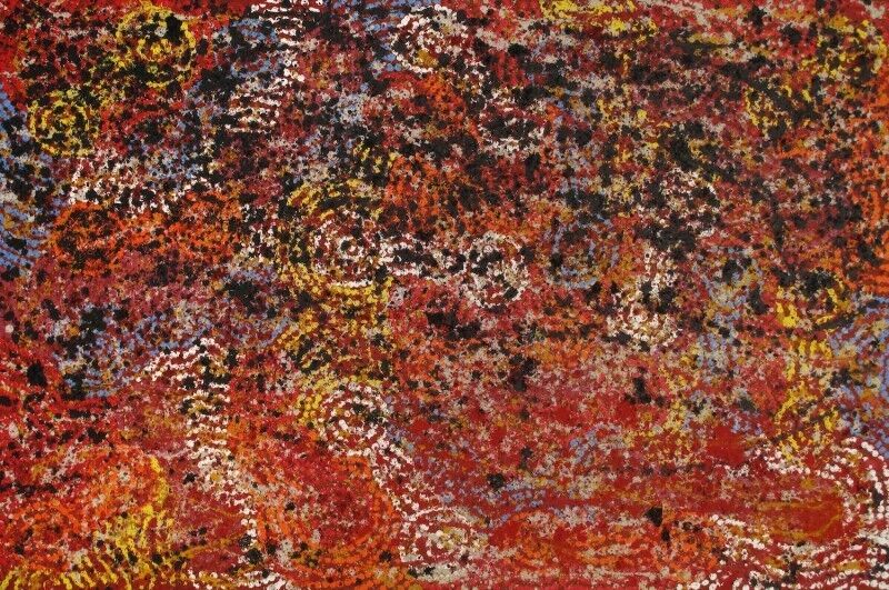 Barbara Weir, ‘Fire Dreaming’, ca. 2015, Painting, Acrylics and Natural Ochre on Linen, Wentworth Galleries