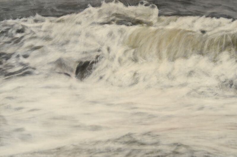 Clifford Smith, ‘Gray Surf III’, 2013, Painting, Oil on linen, Gerald Peters Gallery