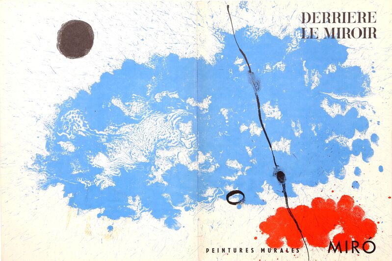 Joan Miró, ‘Peinture Murales, Cover of Derrière le Miroir ’, 1961, Print, Lithograph, RoGallery