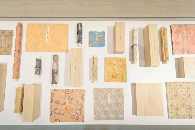 Peng Wei 彭薇, ‘Letters From A Distance’, 2012, Mixed Media, Handmade linen paper, wooden box, silk ribbon, jade pins and oxbone scrollbars, Singapore Art Museum (SAM)
